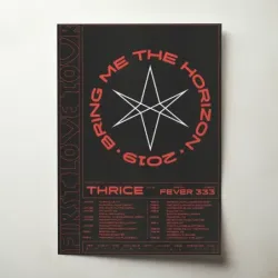 Bring Me The Horizon – First Love Tour 2019 Fine Art Concert Poster