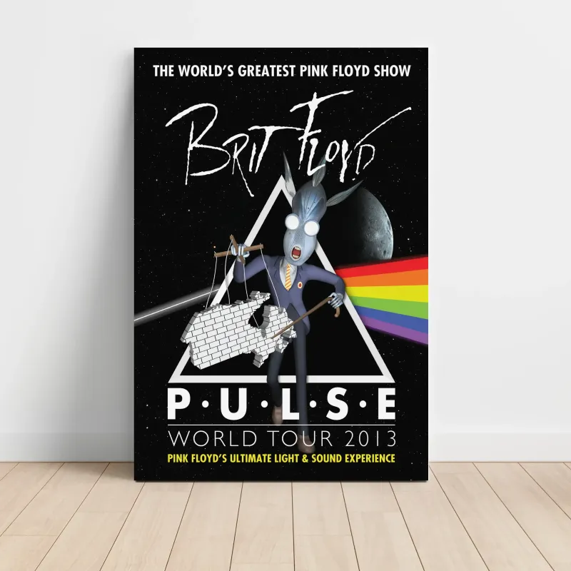 Brit Floyd – Pulse World Tour 2013 Fine Art Concert Poster