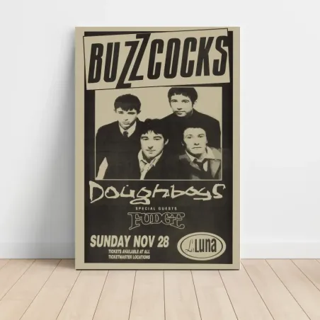 Buzzcocks and Doughboys – La Luna Fine Art Concert Poster