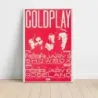 Coldplay – Showbox Seattle and Roseland Portland Fine Art Concert Poster