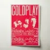 Coldplay – Showbox Seattle and Roseland Portland Fine Art Concert Poster