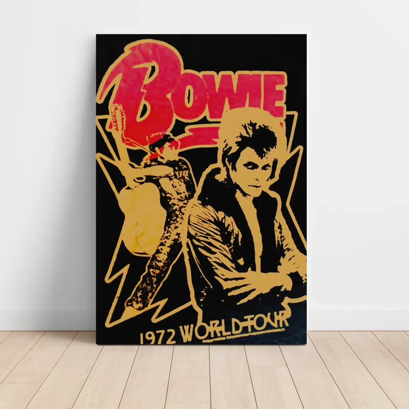 David Bowie – 1972 World Tour Fine Art Concert Poster