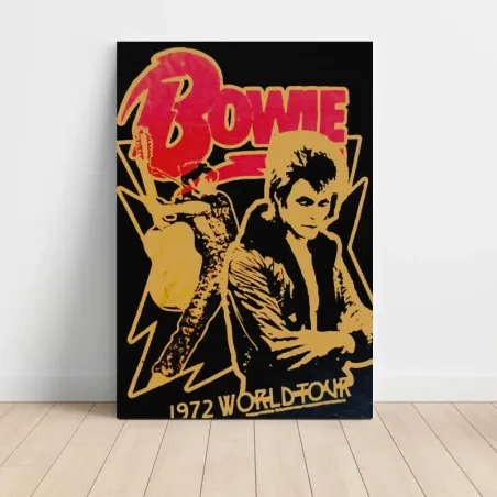 David Bowie – 1972 World Tour Fine Art Concert Poster
