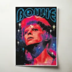 David Bowie – Cosmic Ziggy Fine Art Music Poster