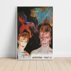 David Bowie – European Tour '83 Fine Art Concert Poster