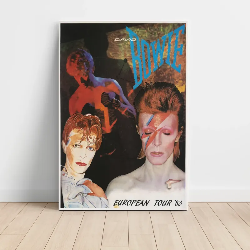 David Bowie – European Tour '83 Fine Art Concert Poster