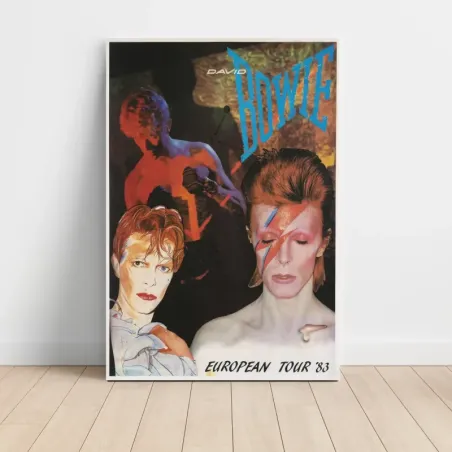 David Bowie – European Tour '83 Fine Art Concert Poster