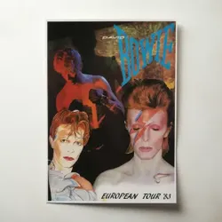 David Bowie – European Tour '83 Fine Art Concert Poster