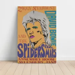 David Bowie and The Spiders From Mars – Assembly Room Aylesbury Fine Art Concert Poster