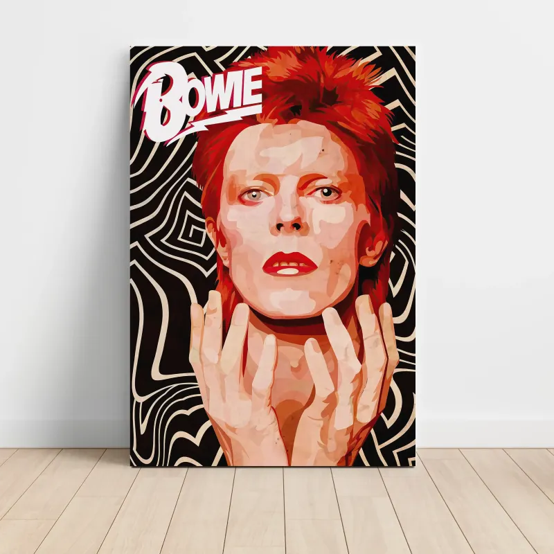 David Bowie – Ziggy Stardust Pop Art Fine Art Music Poster