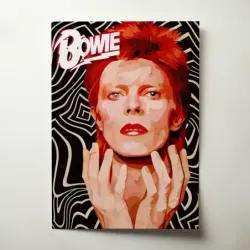 David Bowie – Ziggy Stardust Pop Art Fine Art Music Poster