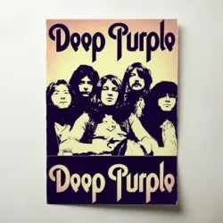 Deep Purple – Band Portrait Fine Art Music Poster