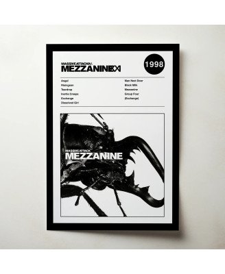 Massive Attack - Mezzanine Fine Art Album Poster