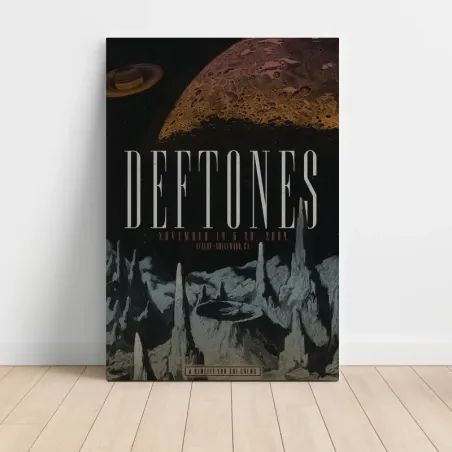 Deftones – Avalon Hollywood 2009 Benefit For Chi Cheng Fine Art Concert Poster