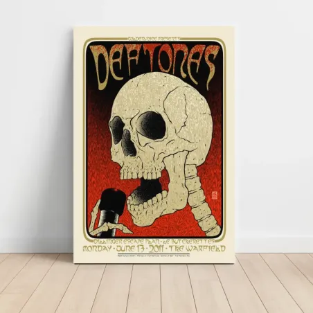 Deftones and The Dillinger Escape Plan – The Warfield 2011 Fine Art Concert Poster