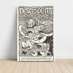 Descendents and Suicide Machines – The Club At Firestone Orlando Fine Art Concert Poster