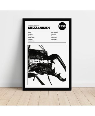 Massive Attack - Mezzanine Fine Art Album Poster