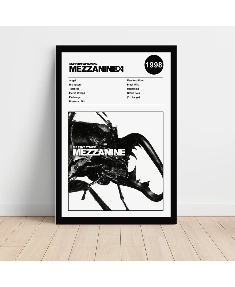 Massive Attack - Mezzanine Fine Art Album Poster Massive Attack - Mezzanine Fine Art Album Poster