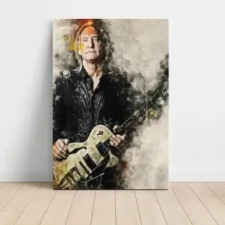 Eagles – Guitarist Watercolour Portrait Fine Art Music Poster