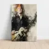 Eagles – Guitarist Watercolour Portrait Fine Art Music Poster