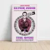Elton John and The Kiki Dee Band – 1974 Tour The Omni Atlanta Fine Art Concert Poster