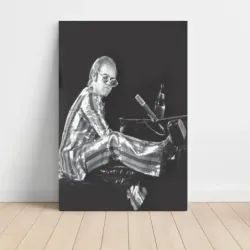 Elton John – At The Piano Photo Fine Art Music Poster