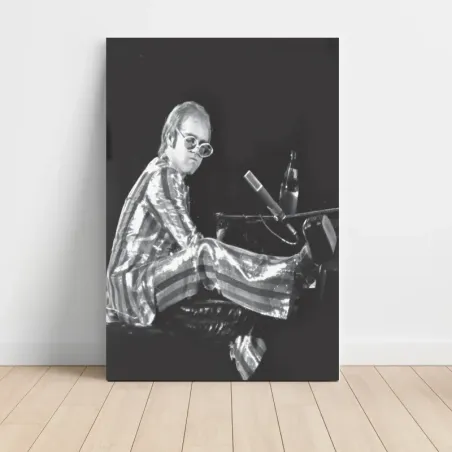 Elton John – At The Piano Photo Fine Art Music Poster