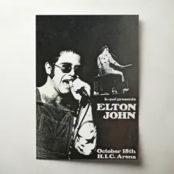Elton John – H.I.C. Arena Fine Art Concert Poster