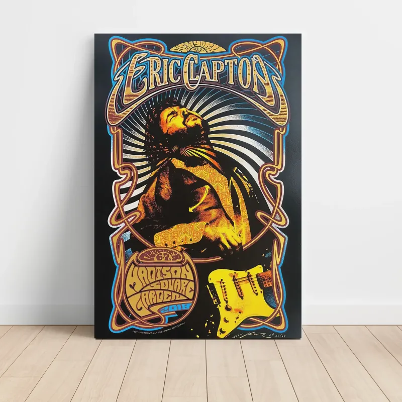 Eric Clapton – Madison Square Garden 2018 Fine Art Concert Poster