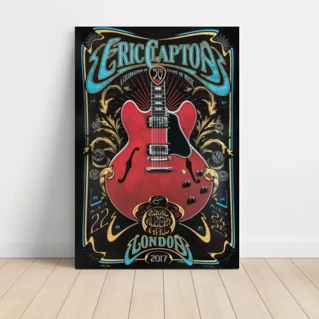 Eric Clapton – Royal Albert Hall London 2017 Fine Art Concert Poster