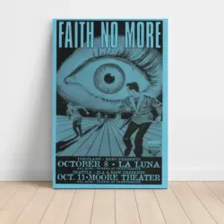 Faith No More – La Luna and Moore Theater Fine Art Concert Poster