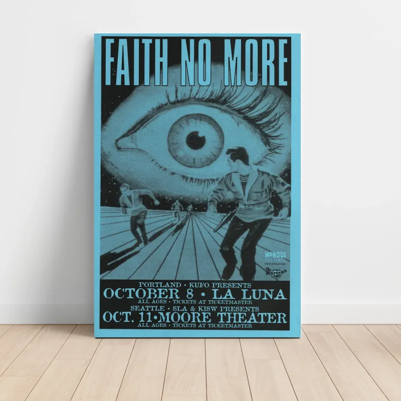 Faith No More – La Luna and Moore Theater Fine Art Concert Poster