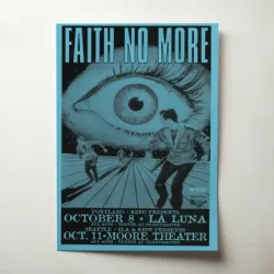 Faith No More – La Luna and Moore Theater Fine Art Concert Poster