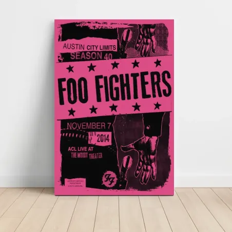 Foo Fighters – Austin City Limits Season 40 2014 Fine Art Concert Poster