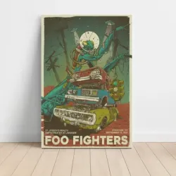 Foo Fighters – St. Joseph's Health Amphitheater Syracuse 2021 Fine Art Concert Poster