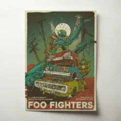 Foo Fighters – St. Joseph's Health Amphitheater Syracuse 2021 Fine Art Concert Poster
