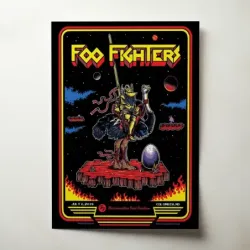 Foo Fighters – Merriweather Post Pavilion 2018 Fine Art Concert Poster