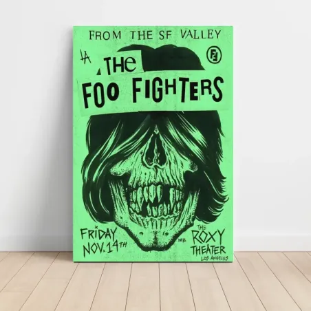 Foo Fighters – The Roxy Theater Los Angeles Fine Art Concert Poster