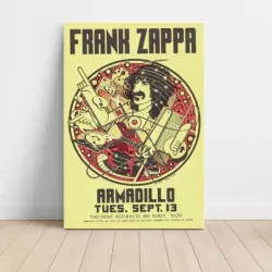 Frank Zappa – Armadillo World Headquarters Fine Art Concert Poster
