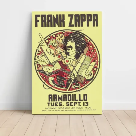 Frank Zappa – Armadillo World Headquarters Fine Art Concert Poster