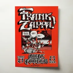 Frank Zappa and Alice Cooper – Cal State Fullerton Fine Art Concert Poster