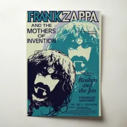 Frank Zappa and The Mothers Of Invention – Paramount Northwest Fine Art Concert Poster