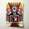 Franz Ferdinand and Death Cab For Cutie – Memorial Auditorium Sacramento 2006 Fine Art Concert Poster