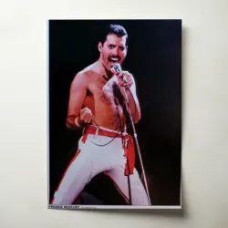 Freddie Mercury – Live Los Angeles 1982 Fine Art Music Poster