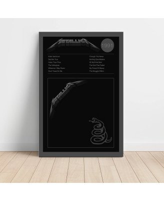 Metallica - Metallica Fine Art Album Poster