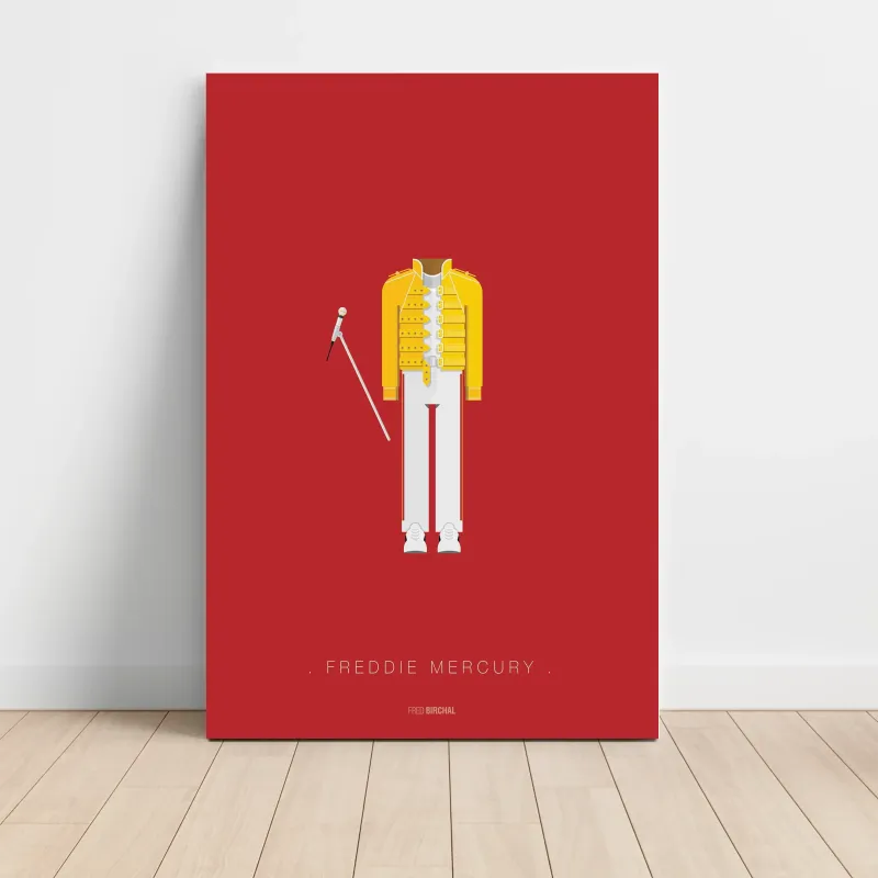 Freddie Mercury – Minimalist Costume Fine Art Music Poster