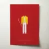 Freddie Mercury – Minimalist Costume Fine Art Music Poster