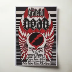 Grateful Dead – Cameron Indoor Stadium Duke Fine Art Concert Poster