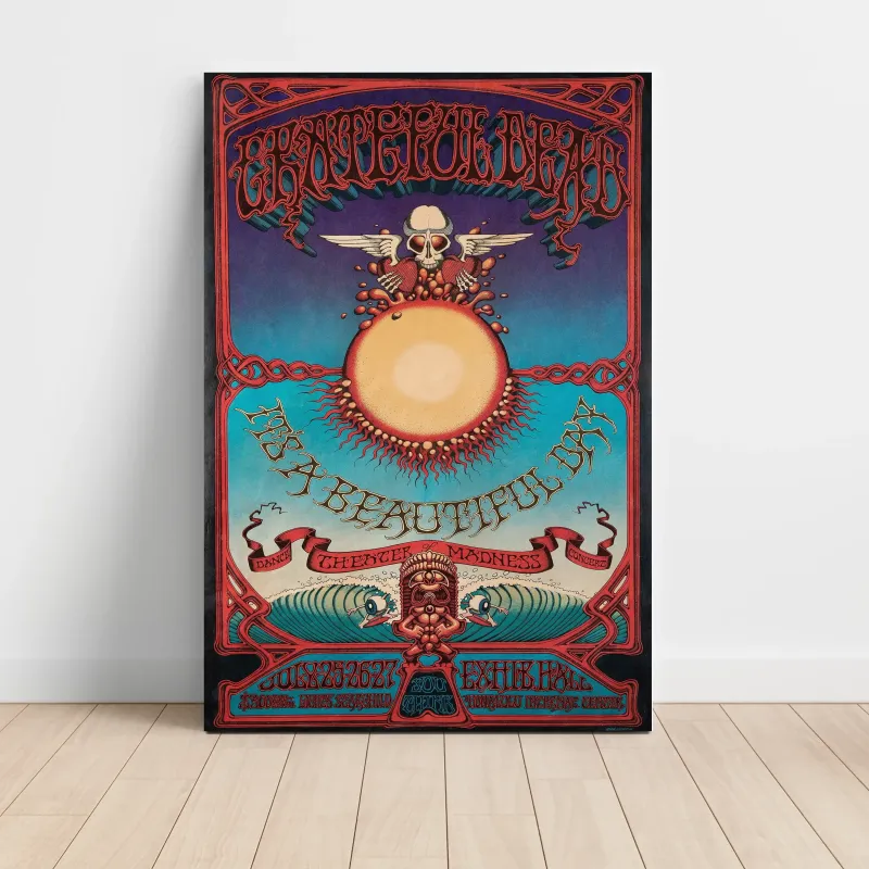Grateful Dead and It's A Beautiful Day – Theater Of Madness Fine Art Concert Poster