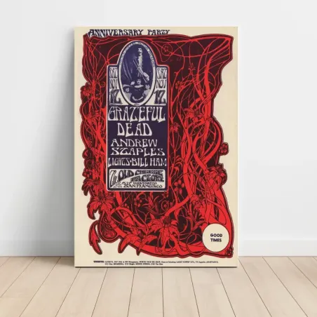 Grateful Dead and Andrew Staples – The Old Cheese Factory Fine Art Concert Poster